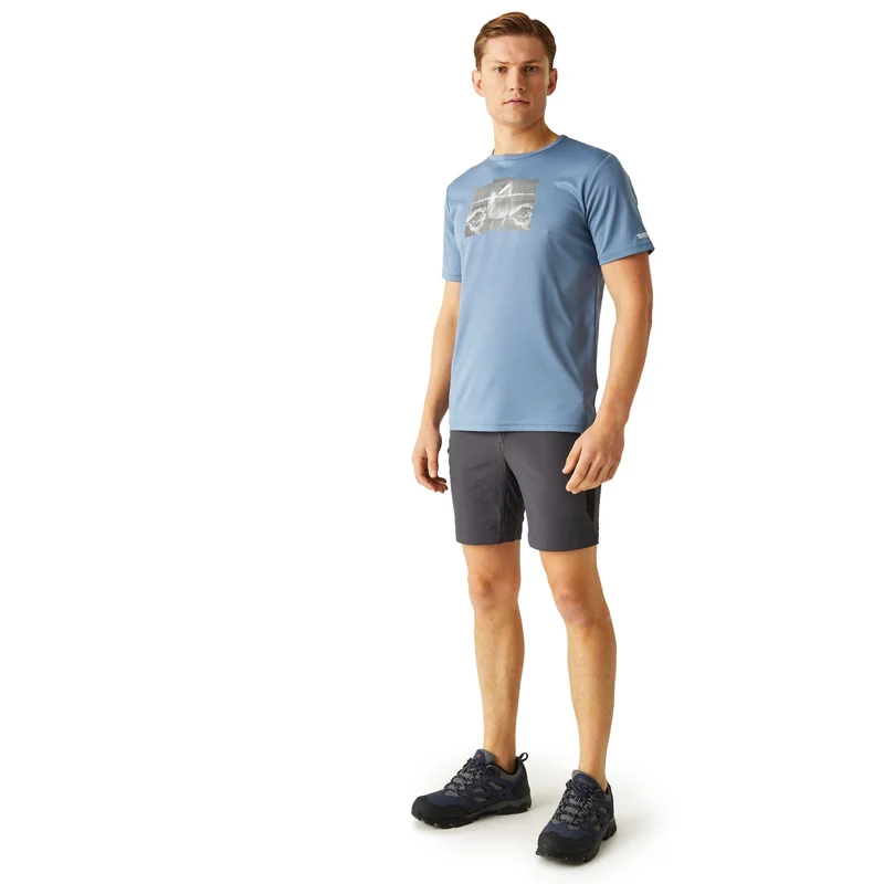 Regatta Men's Fingal VIII Graphic Print T-Shirt - Coronet Blue