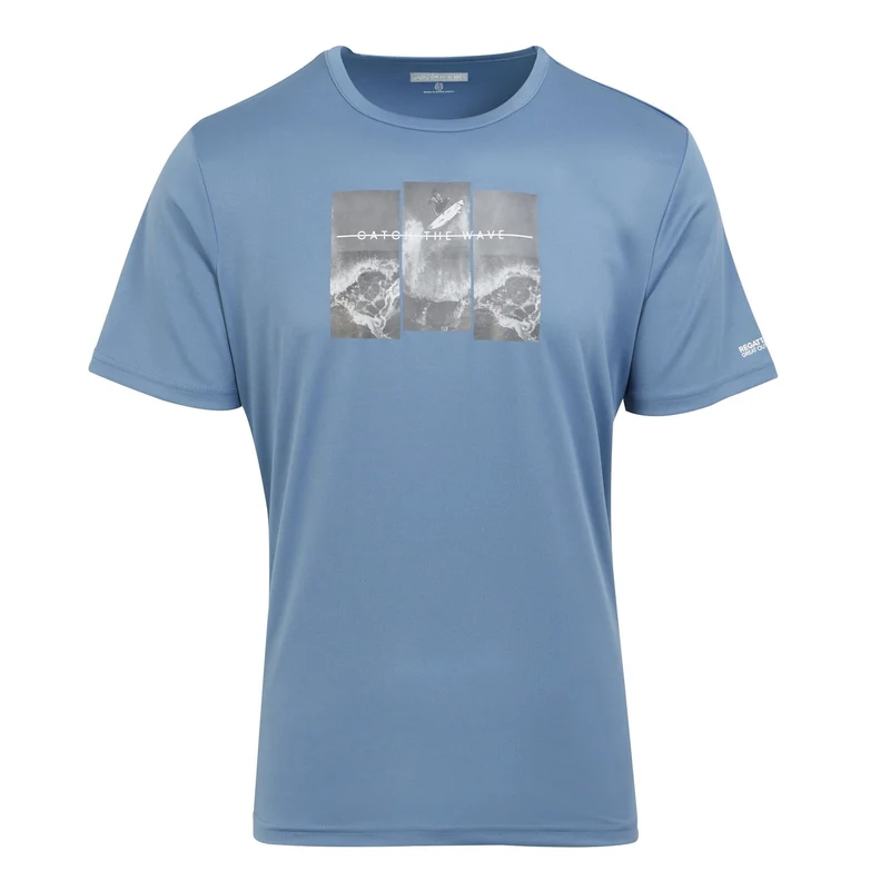 Regatta Men's Fingal VIII Graphic Print T-Shirt - Coronet Blue