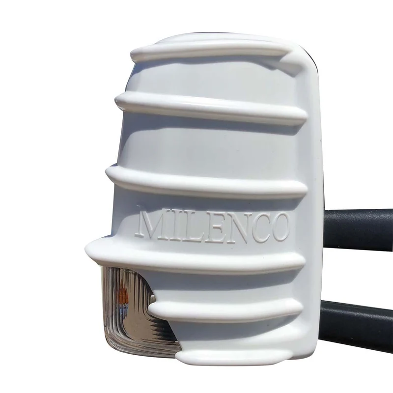 Milenco Mercedes Sprinter Motorhome Wing Mirror Protectors - White