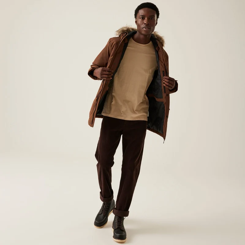 Men's Regatta Salinger IV Waterproof Jacket - Dark Brown