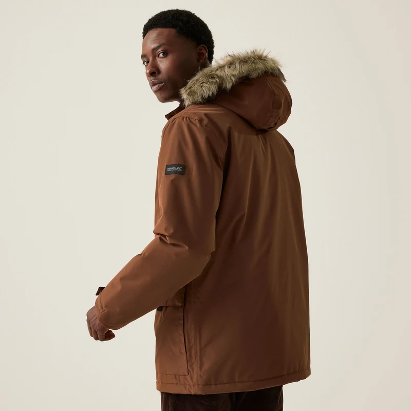 Men's Regatta Salinger IV Waterproof Jacket - Dark Brown