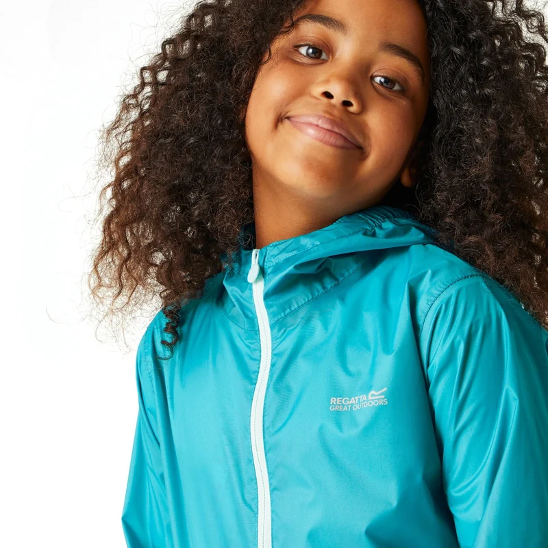 Kids' Regatta Pack It Waterproof Packaway Jacket - Tahoe Blue