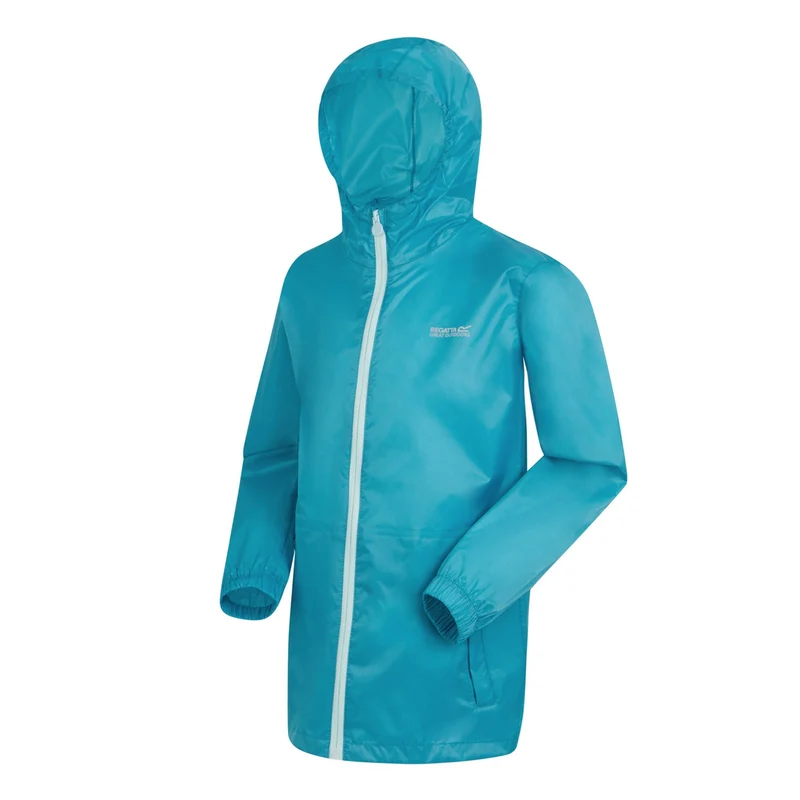 Kids' Regatta Pack It Waterproof Packaway Jacket - Tahoe Blue