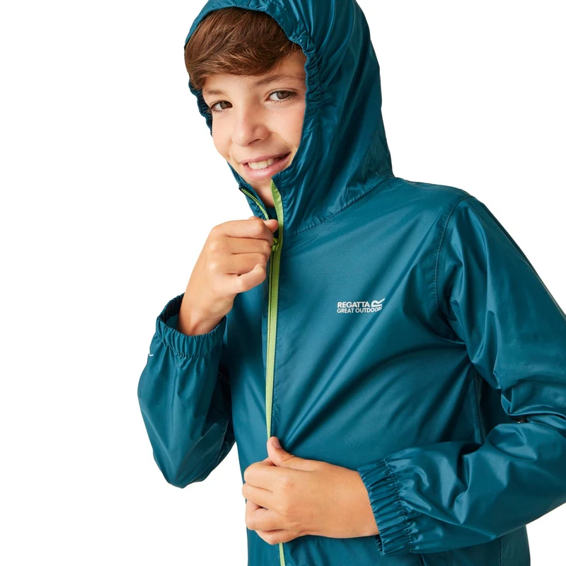 Kids' Regatta Pack It Waterproof Packaway Jacket - Moroccan Blue