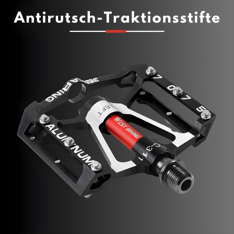 Ultraleichte Fahrradpedale für mehr Komfort & Grip