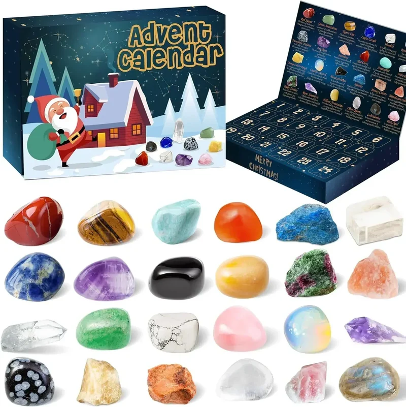 Magischer Edelstein Adventskalender – 24 einzigartige Schätze