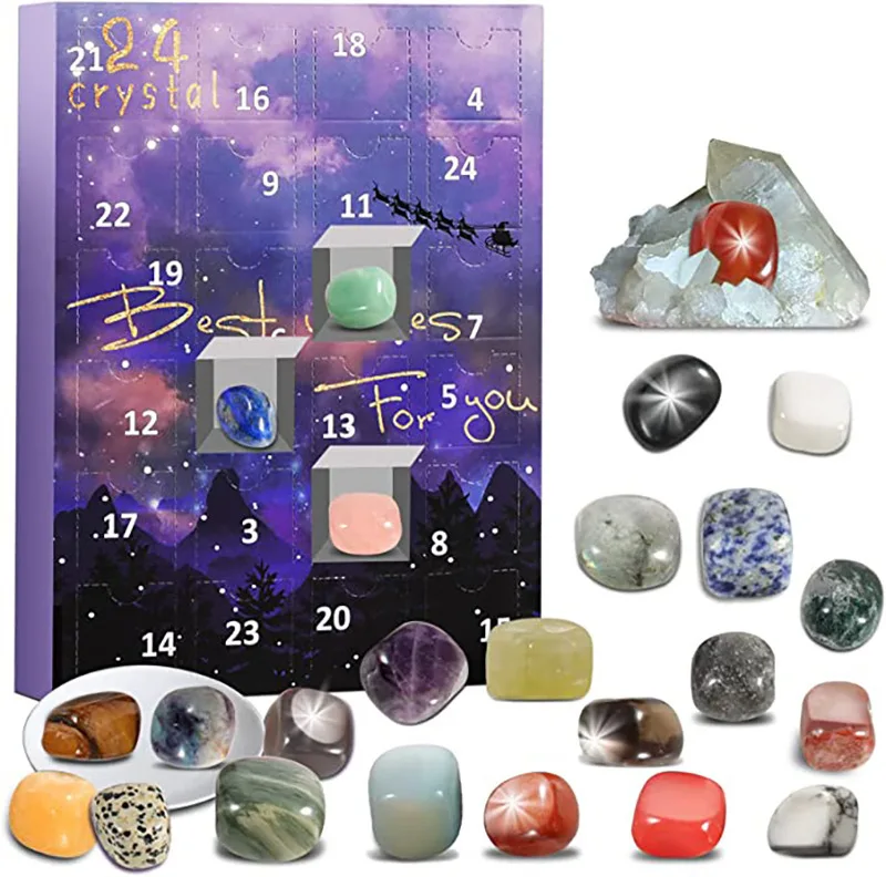 Magischer Edelstein Adventskalender – 24 einzigartige Schätze