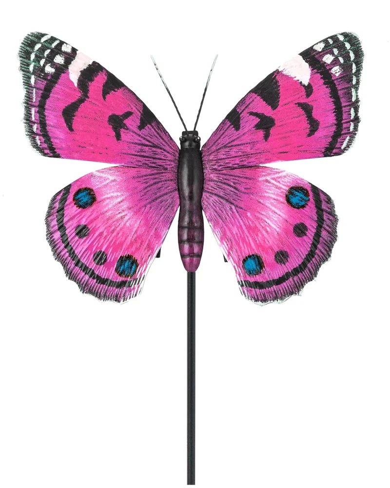 Pink Butterfly Mini Stake