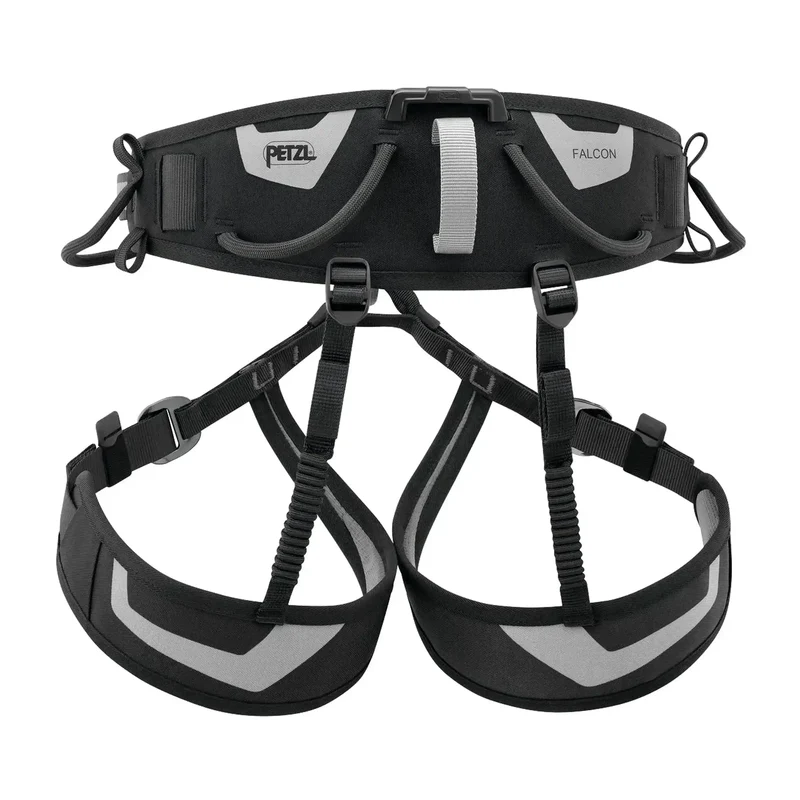 Klettergurt Falcon Mountain schwarz grau