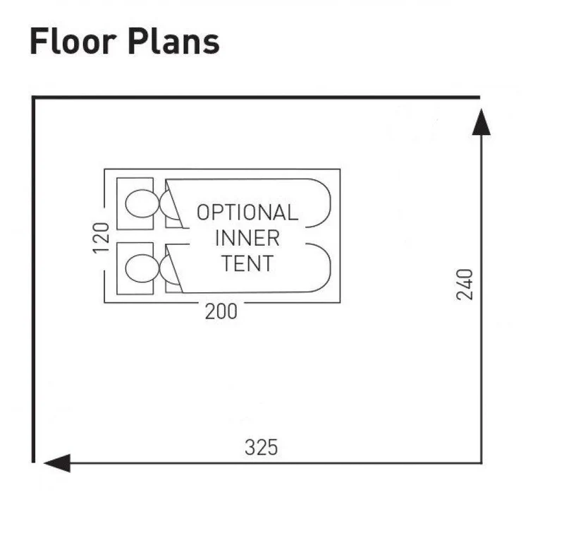 Sunncamp Dash Air 325 SC Caravan Awning