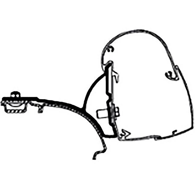Thule Omnistor 5102 Fitting Adaptor for VW T5/T6 RHD