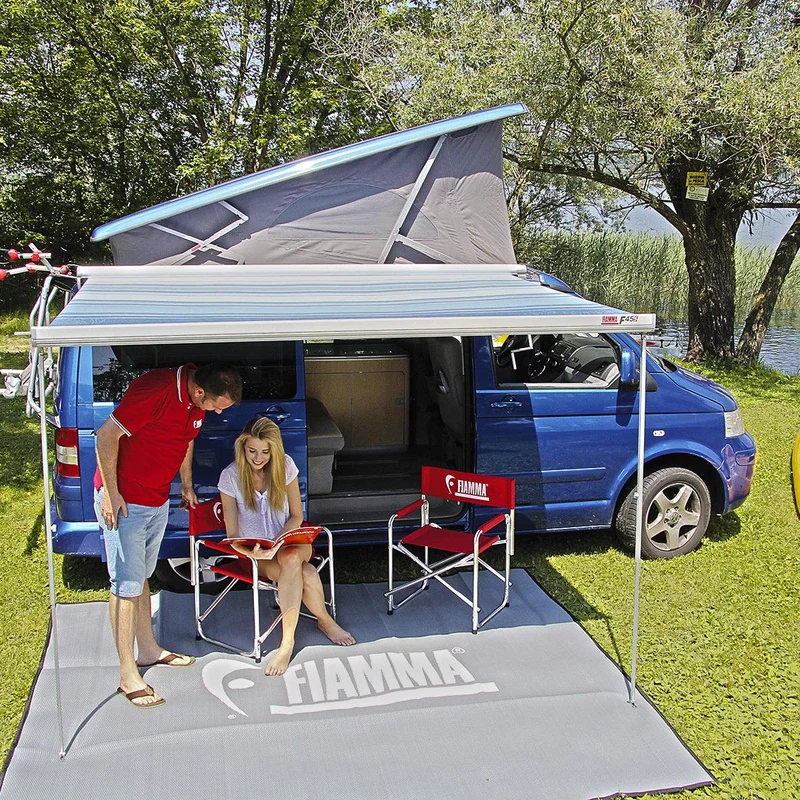 Fiamma F45S 260 Awning - VW T5/T6/T6.1 SWB Left Hand Drive - Titanium Case