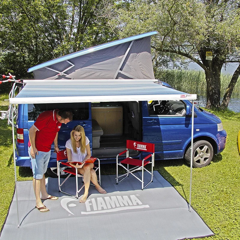 Fiamma F45S 260 Awning - VW T5/T6/T6.1 California Left Hand Drive - White Case