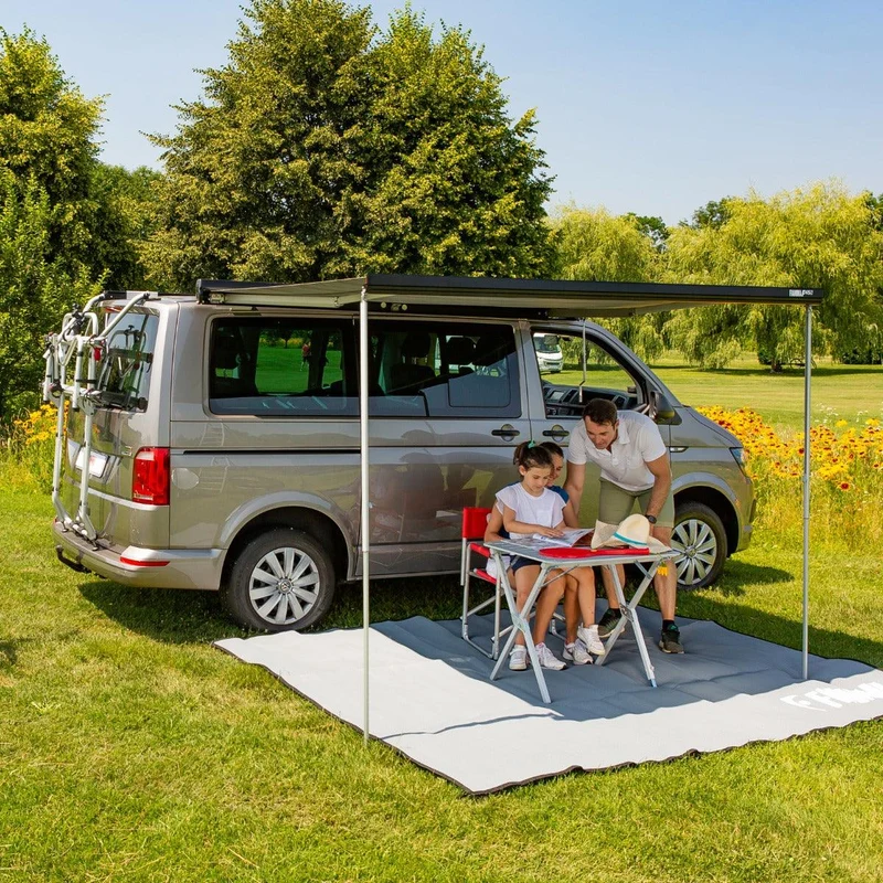 Fiamma F45S 300 Awning - VW T5/T6/T6.1 LWB Right Hand Drive - Black Case