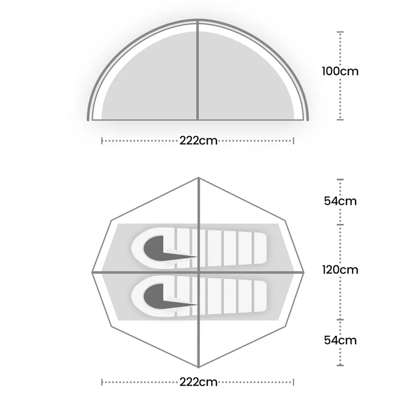 Wild Country Helm Compact 2 Tent by Terra Nova