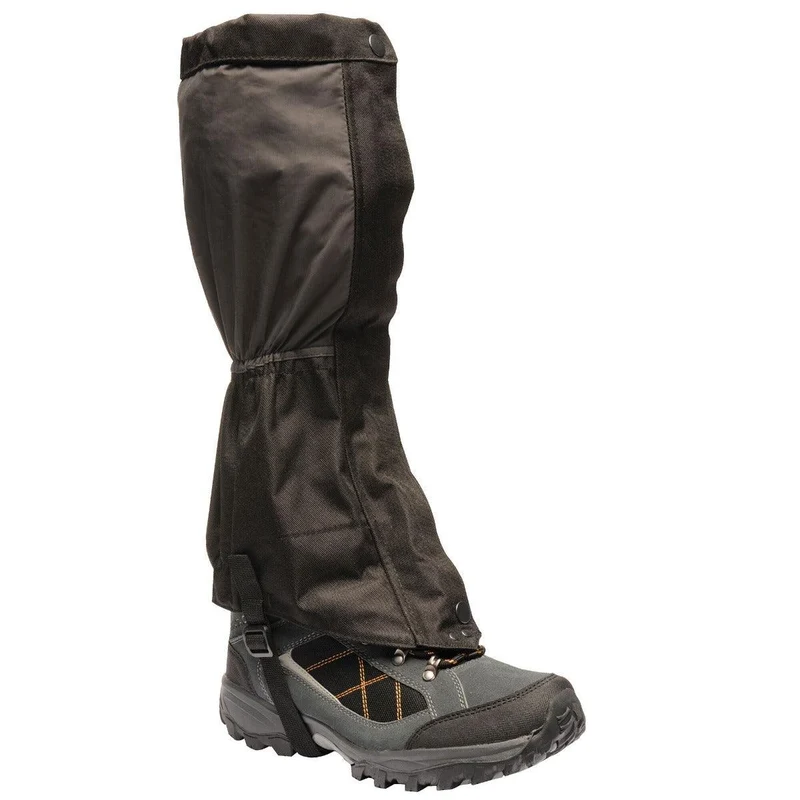 Regatta Highton Waterproof Hiking Ankle Gaiters Ash/Black