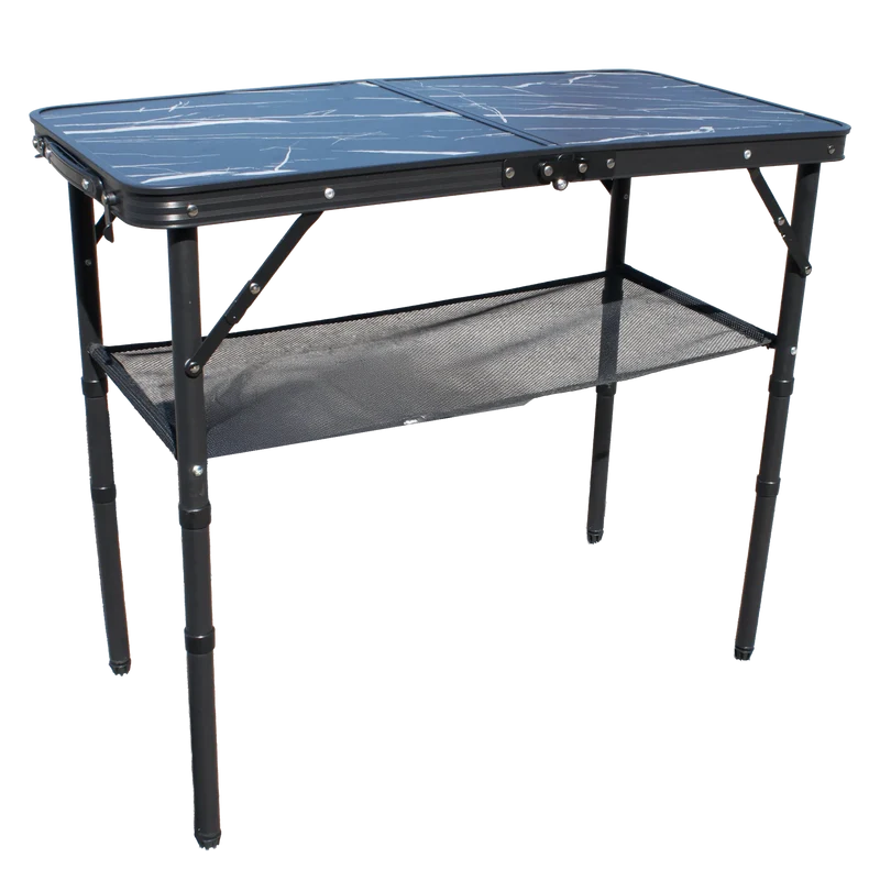Quest Speedfit Cleeve Folding Camping Table - Onyx