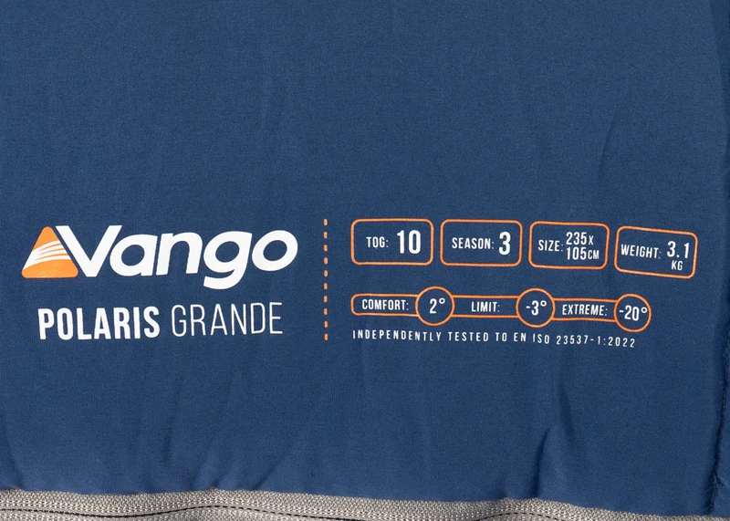 Vango Polaris Grande Single Sleeping Bag