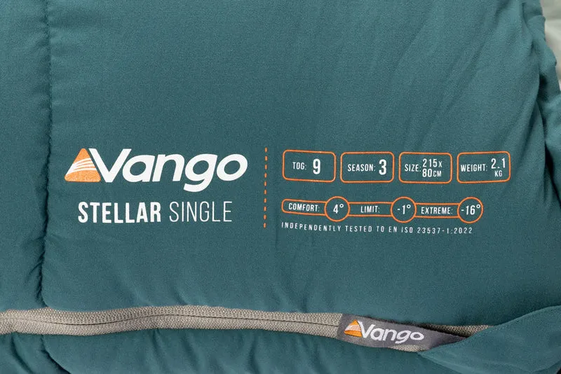 Vango Stellar Single Sleeping Bag - Oasis