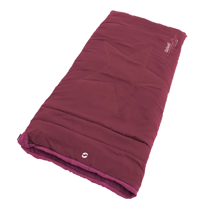 Outwell Champ Kids Sleeping Bag - Deep Red
