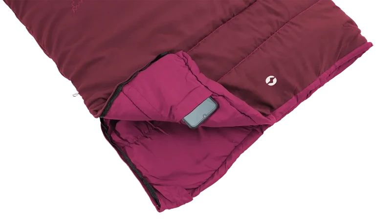 Outwell Champ Kids Sleeping Bag - Deep Red