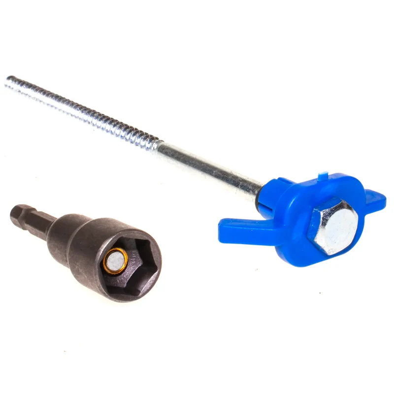 Towsure Steel Screw Peg Set With Drill Adaptor (Pack of 20)