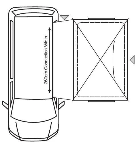 Outdoor Revolution Cayman Cuda Fibreglass Poled Driveaway Awning
