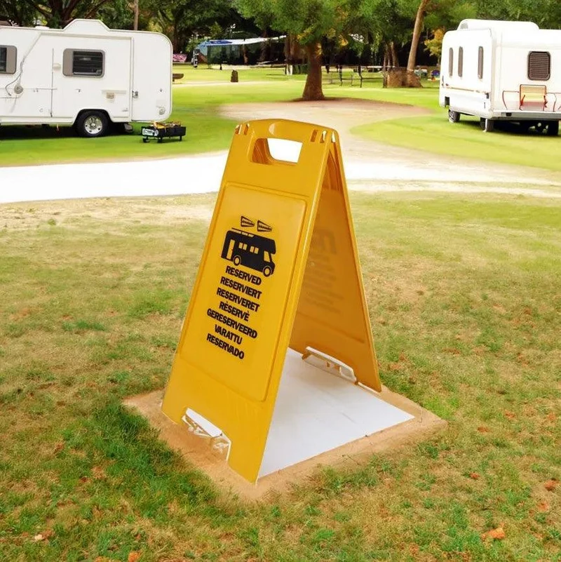 Leisurewize Motorhome 'Pitch Reserved' Sign