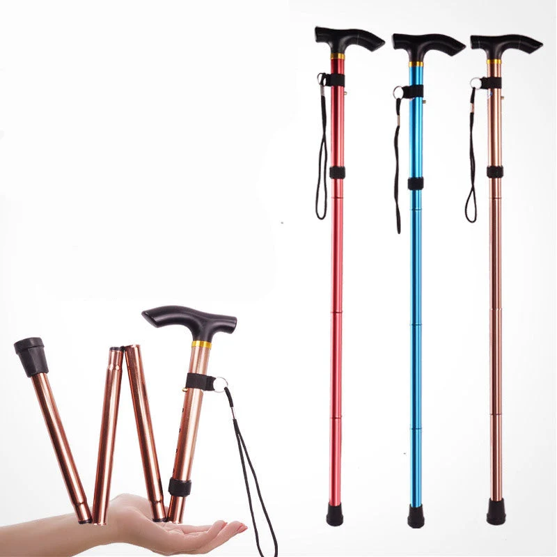 Klapbarer Gehstock- Kompakt & Stabil | Ergonomischer Griff