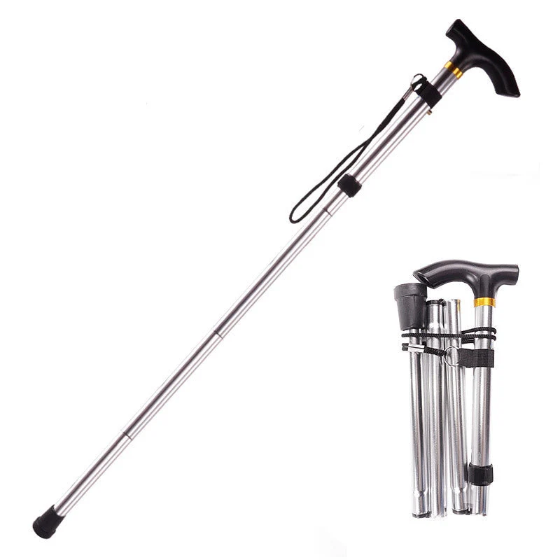 Klapbarer Gehstock- Kompakt & Stabil | Ergonomischer Griff
