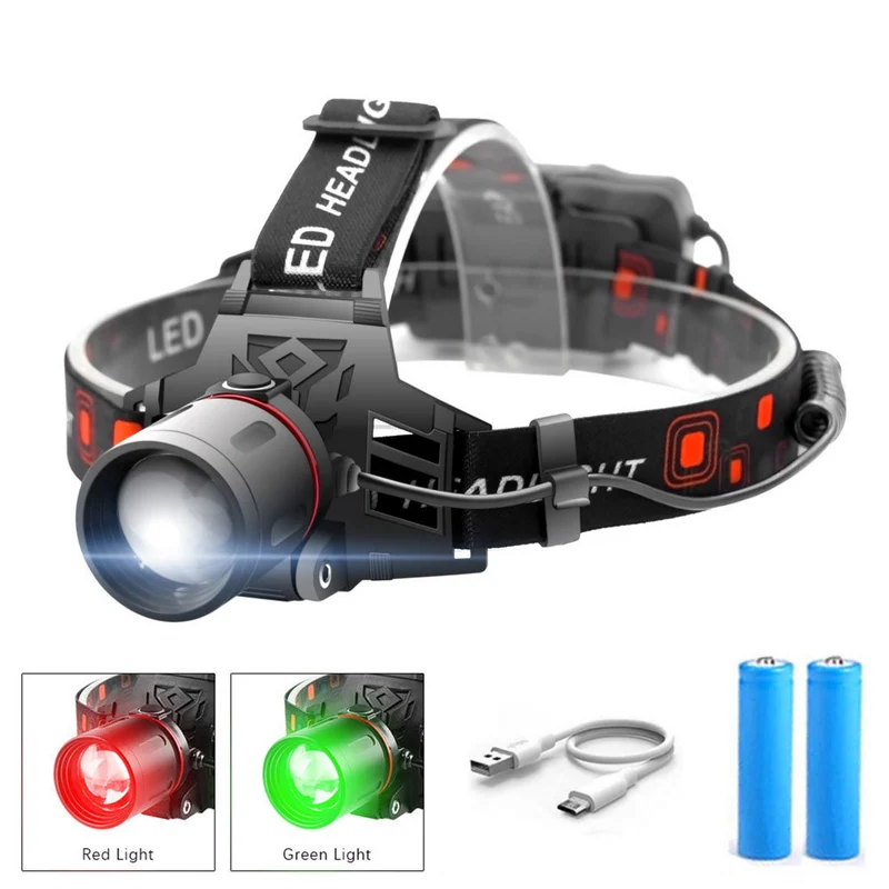 Wiederaufladbare LED Stirnlampe – Flexibel & Komfortabel