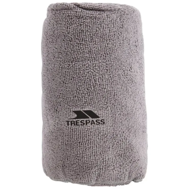 Trespass Quick dry Microfiber Towel - Grey