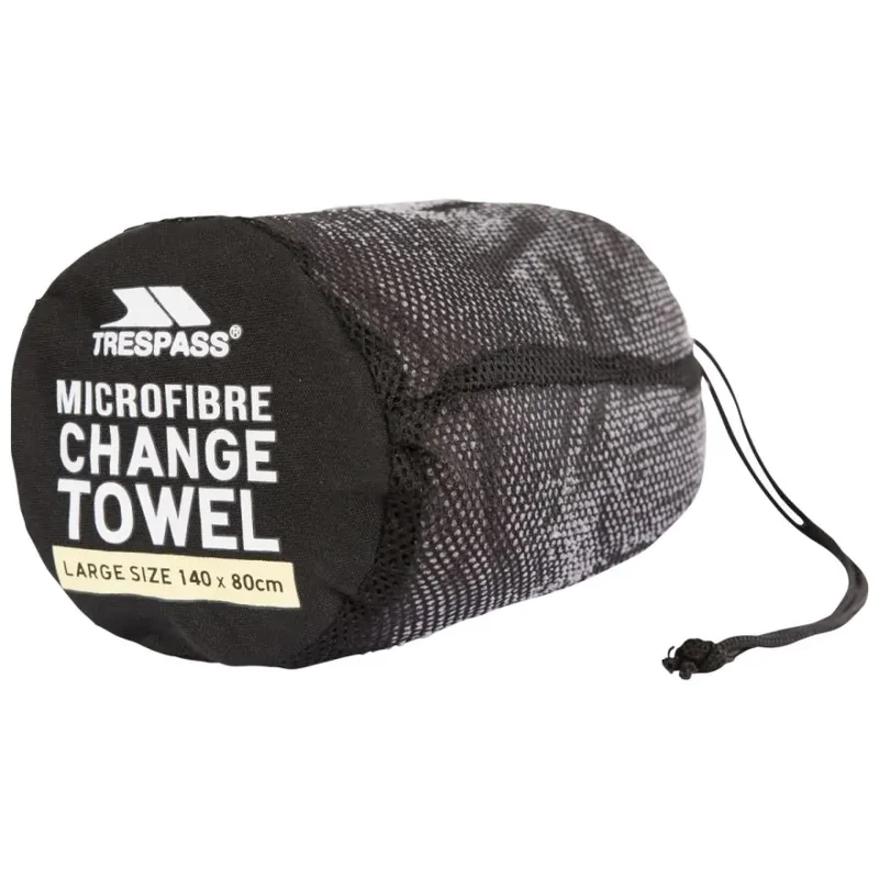 Trespass Quick dry Microfiber Towel - Grey