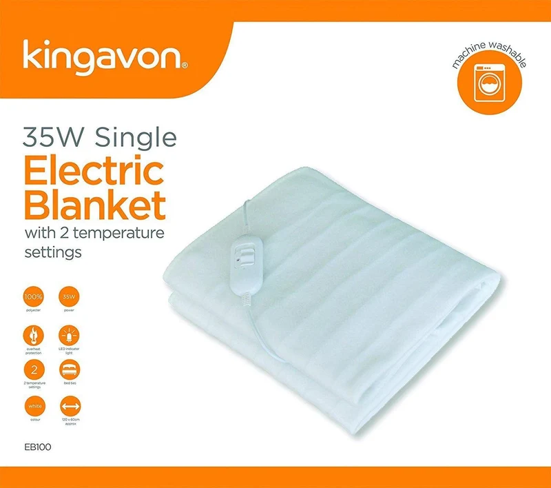 Kingavon 35W Single Electric Blanket