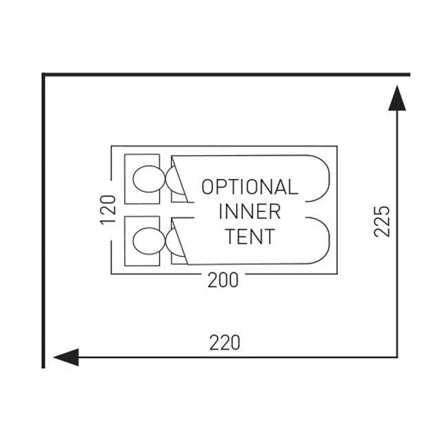 SunnCamp Swift Air SC 220 Caravan Awning