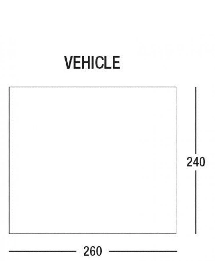 SunnCamp Swift Verao 260 Van Awning Low (185-200cm)