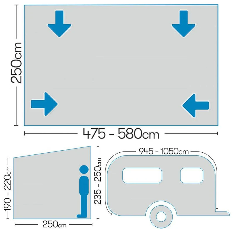 Westfield Ceres Air Caravan Awning