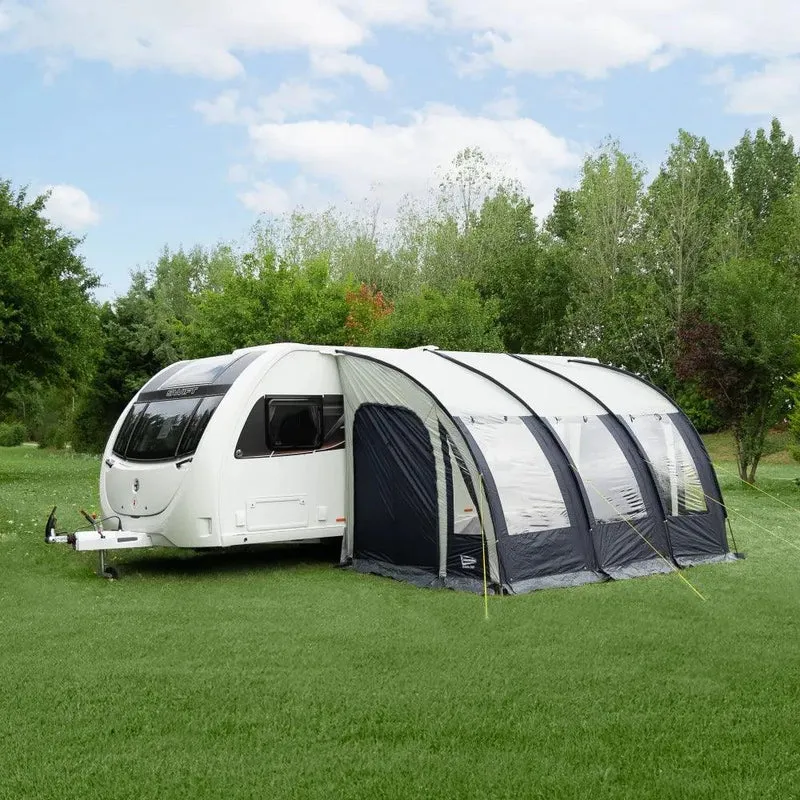 Leisurewize Ontario Poled Awning - Charcoal