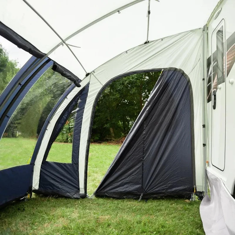 Leisurewize Ontario Poled Awning - Charcoal