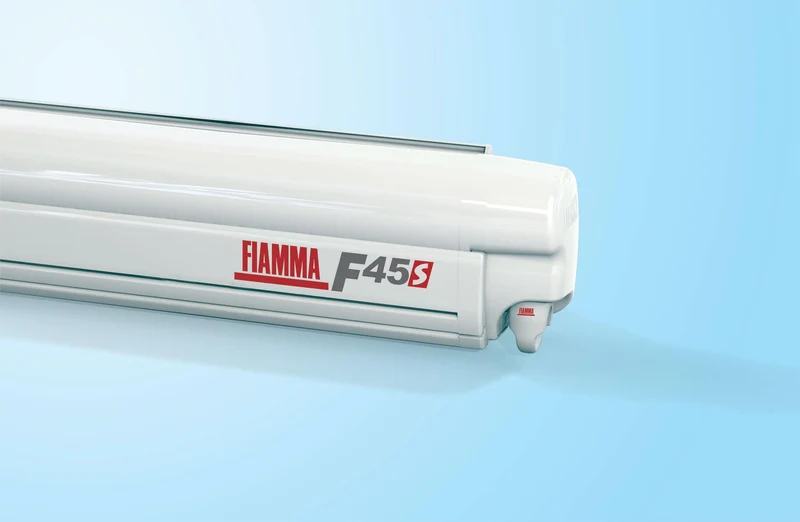 Fiamma F45S Motorhome Awning Polar White Casing / Royal Grey Fabric