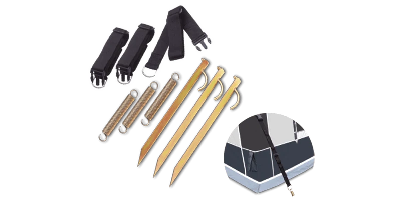 Dorema Triple Safe Lock Awning Tie Down Kit (Set of 3)