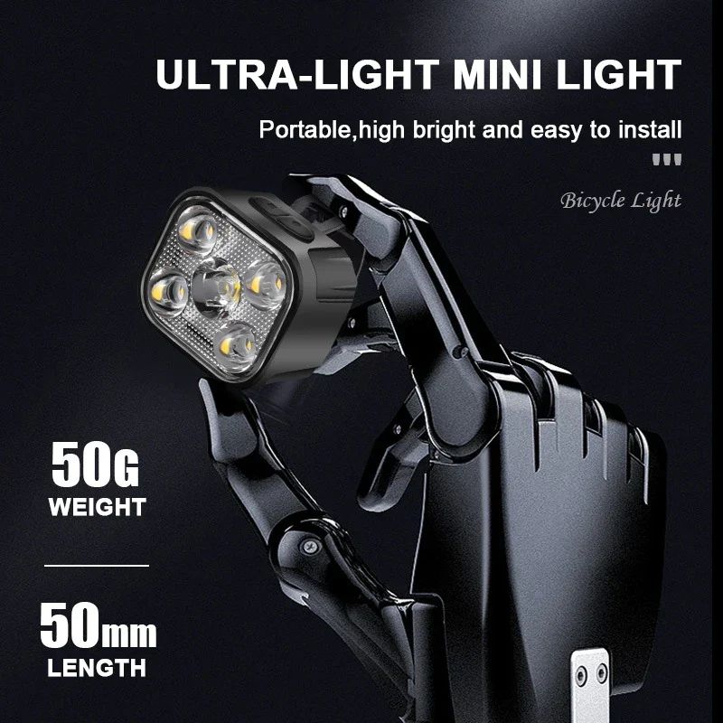 Wiederaufladbare Fahrradlichter Set - LED Front- & Rücklicht