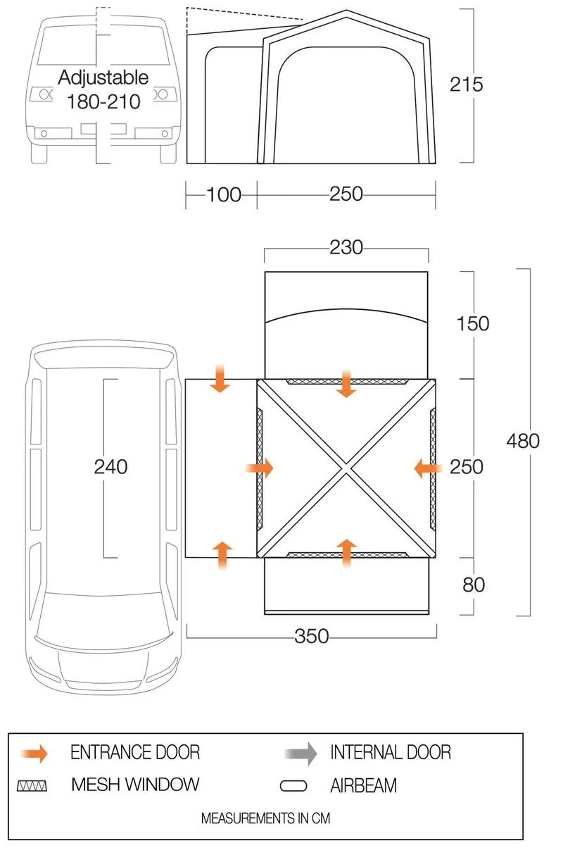 Vango Versos Air Driveaway Awning
