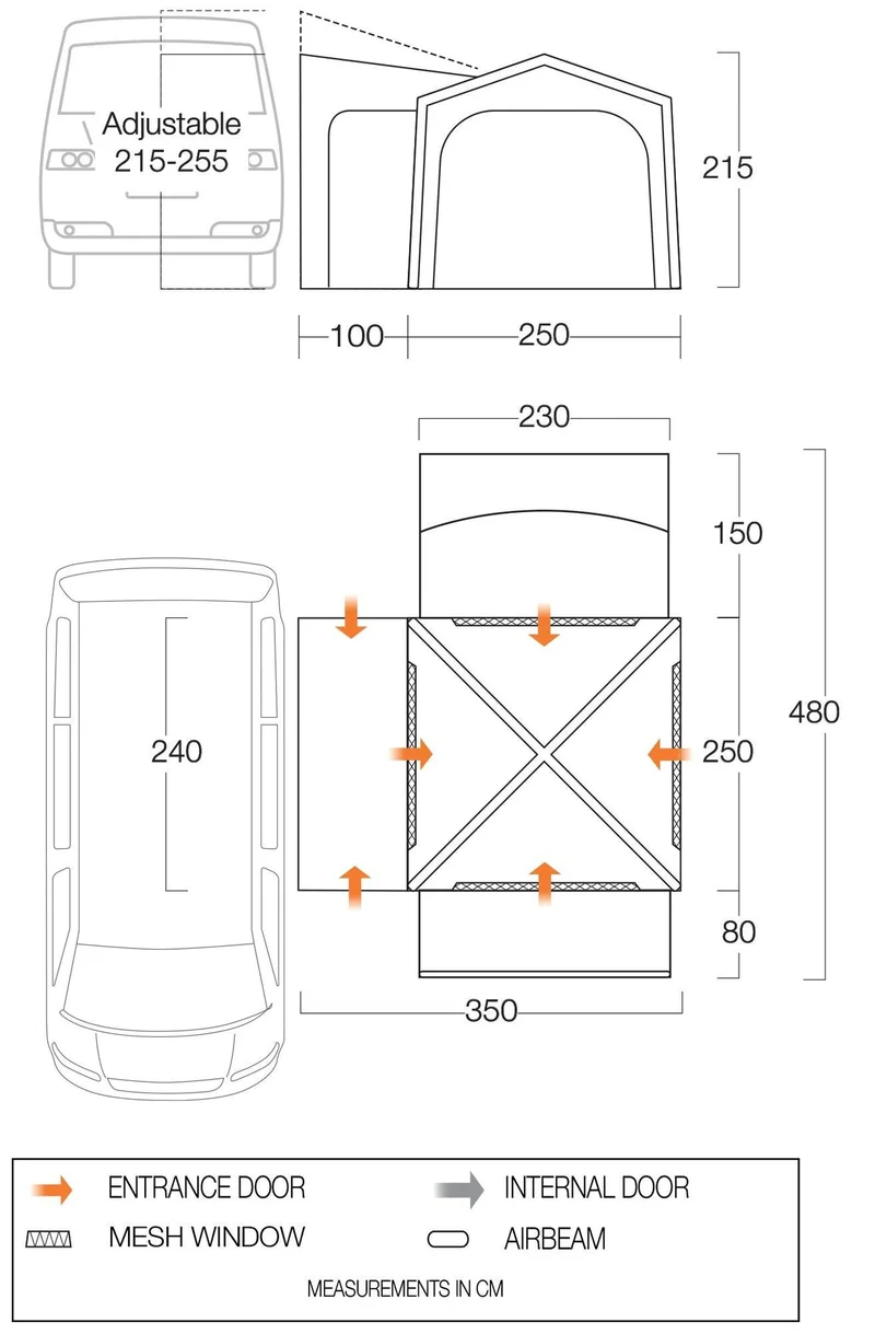Vango Versos Air Driveaway Awning