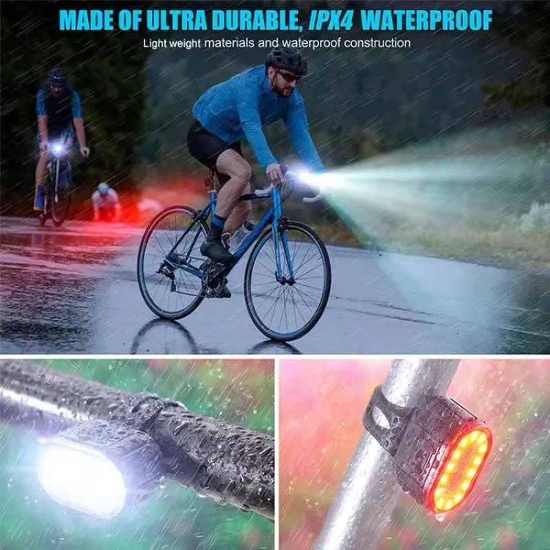 CycleBeam Duo - Wiederaufladbare Fahrradleuchten | USB & IPX4