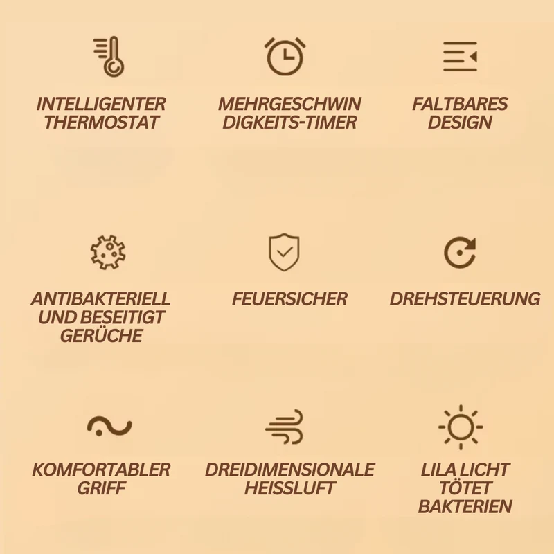 Elektrischer Schuhtrockner - Schnell & Antibakteriell