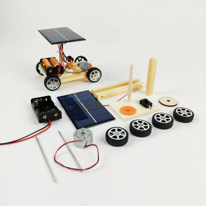 Rennwagen-Konstruktionsset - Solar & Batterie-Modi