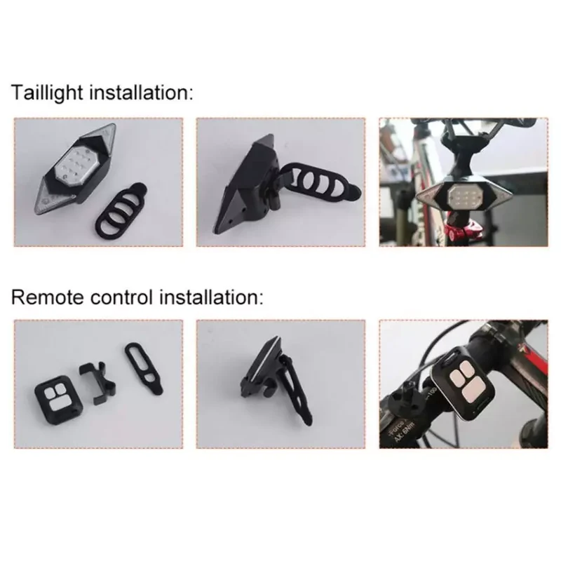Fahrradblinker Wasserdicht - Fernbedienung USB Licht