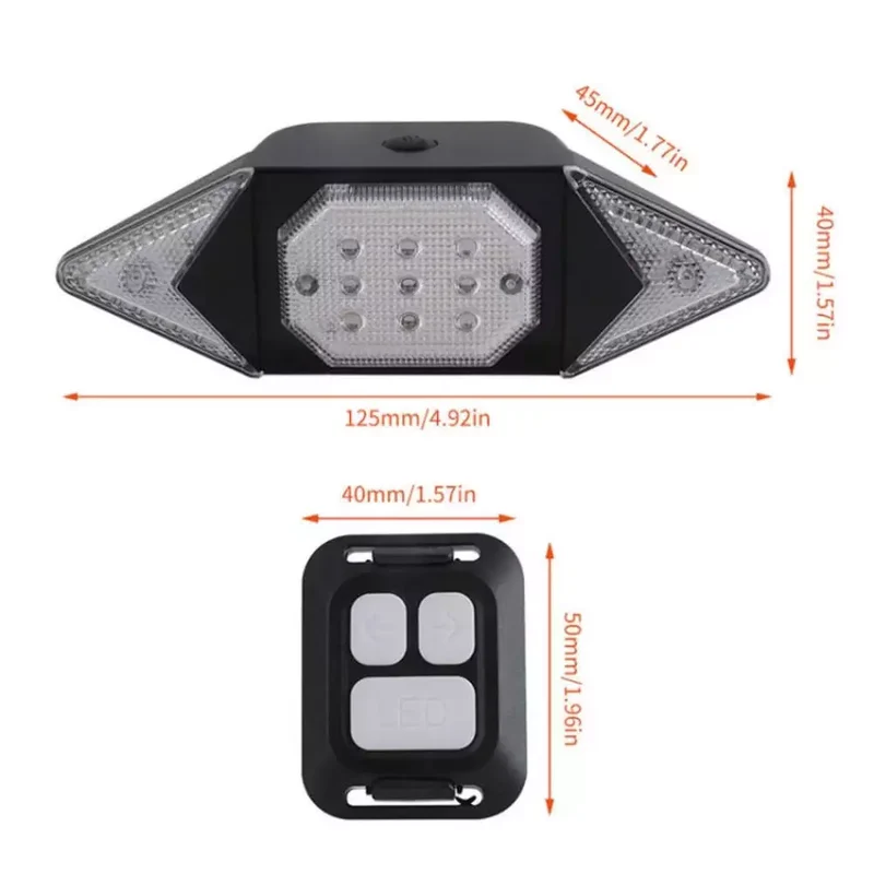 Fahrradblinker Wasserdicht - Fernbedienung USB Licht
