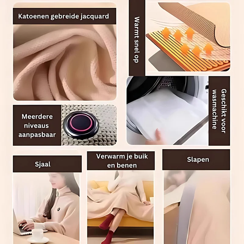 Warmer Embrace - Tragbare USB-Heizdecke für Gemütliche Wärme